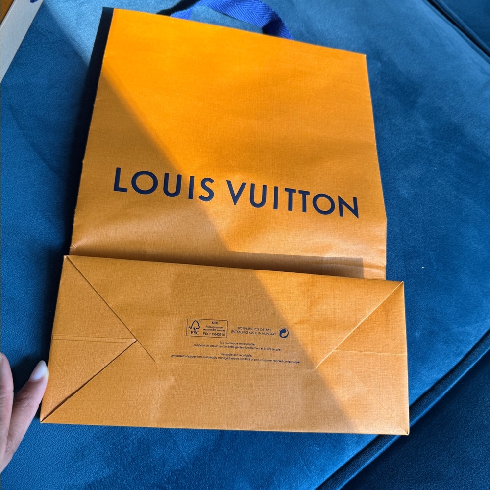 Louis Vuitton Orange Gift Bag